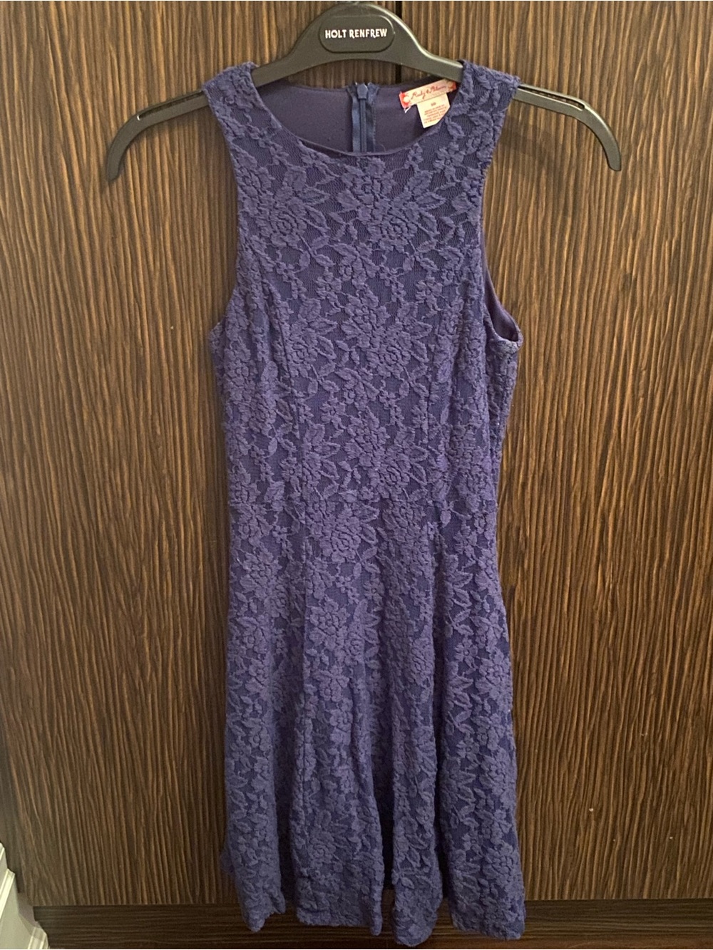 🌊Nordstrom Navy Sleeveless Lace Midi Dress!